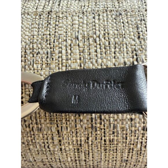 Sandy Duftler leather/elastic fabric belt main image 4
